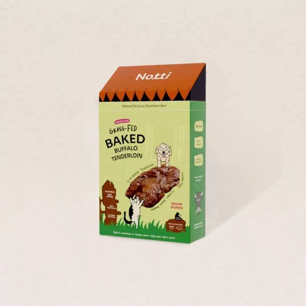 Grass-Fed Baked Buffalo Tenderloin Treats (80g) – Subscription
